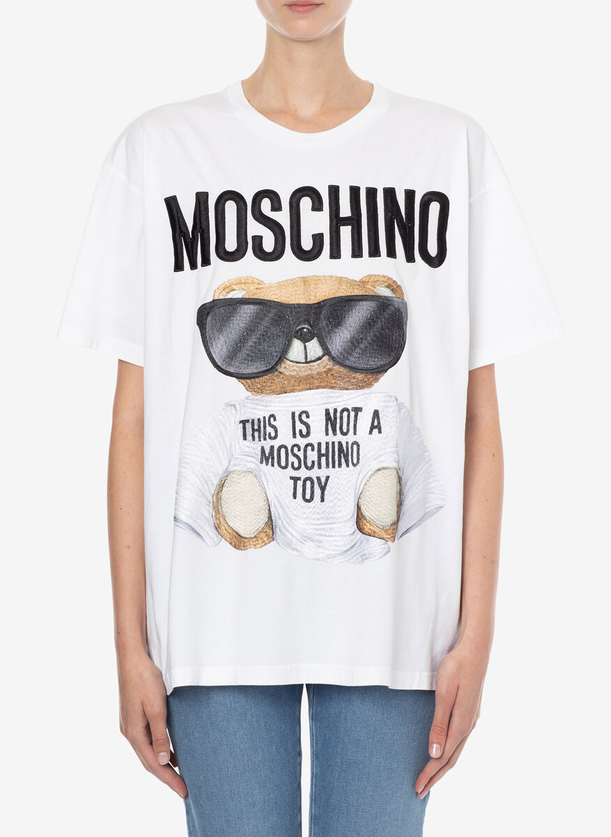 Тишърт с принт Moschino