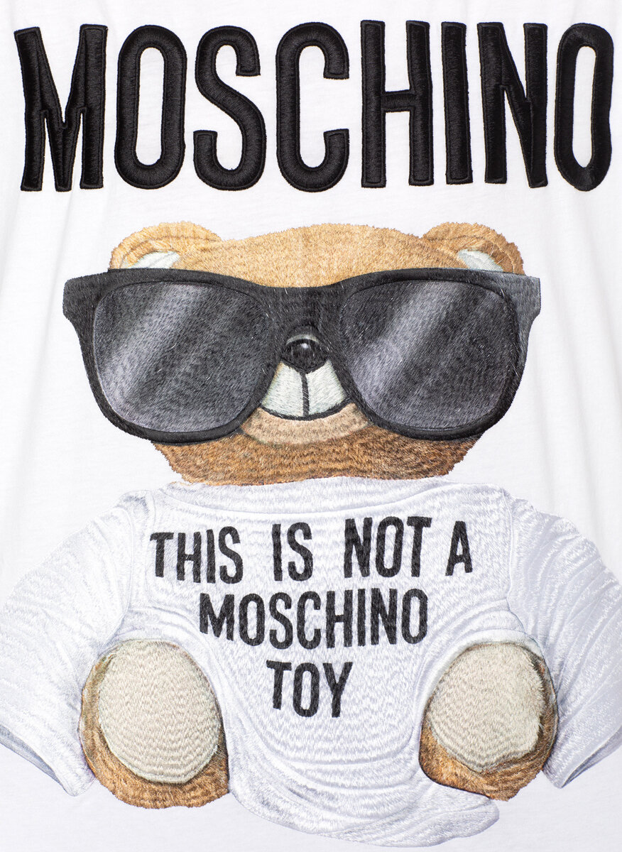 Тишърт с принт Moschino