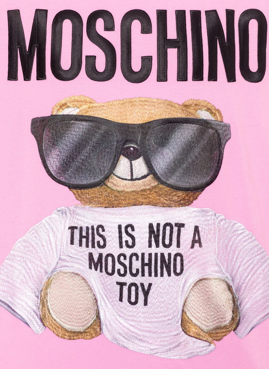 Тишърт с принт Moschino