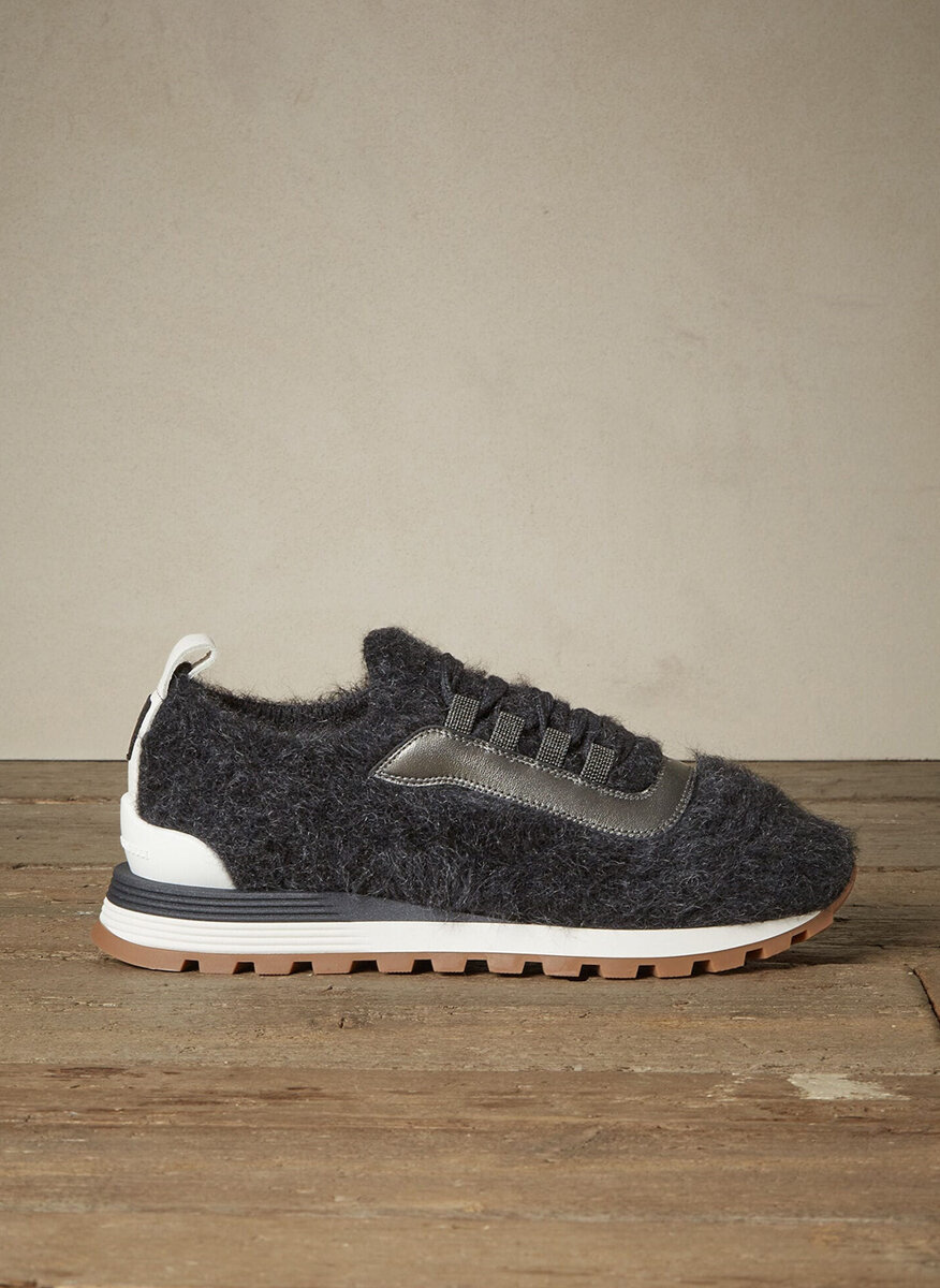 Спортни обувки `Furry Knit` Brunello Cucinelli