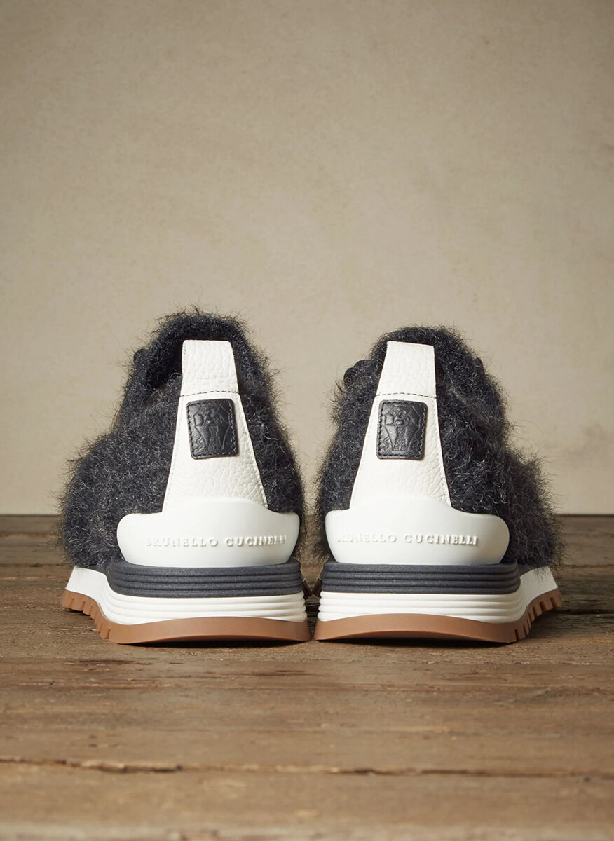 Спортни обувки `Furry Knit` Brunello Cucinelli