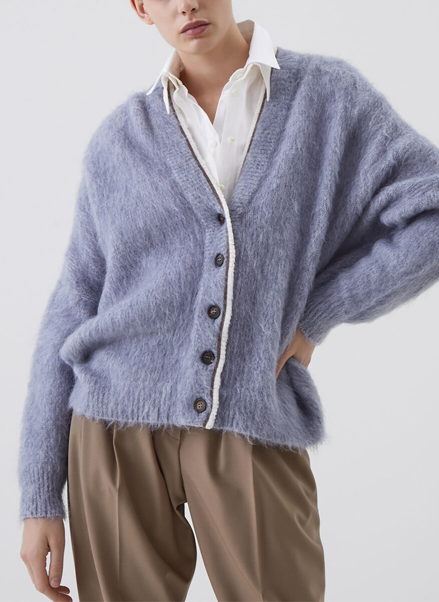 `Oversized` жилетка Brunello Cucinelli