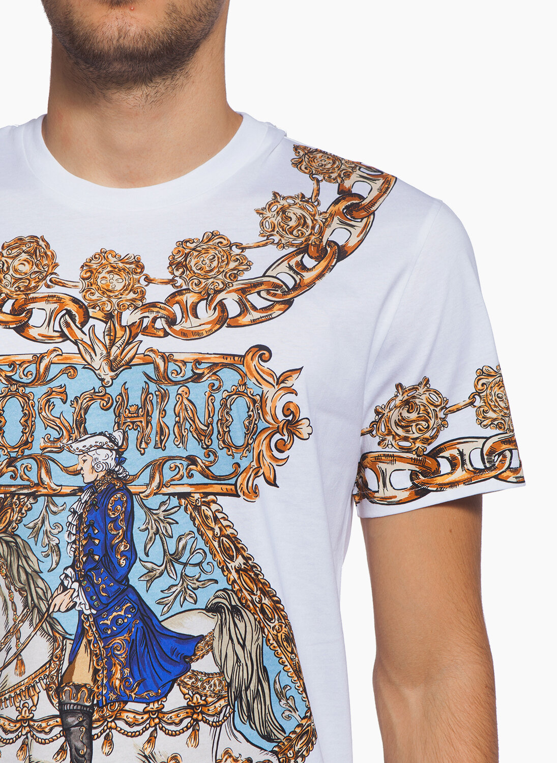 Тишърт с лого Moschino