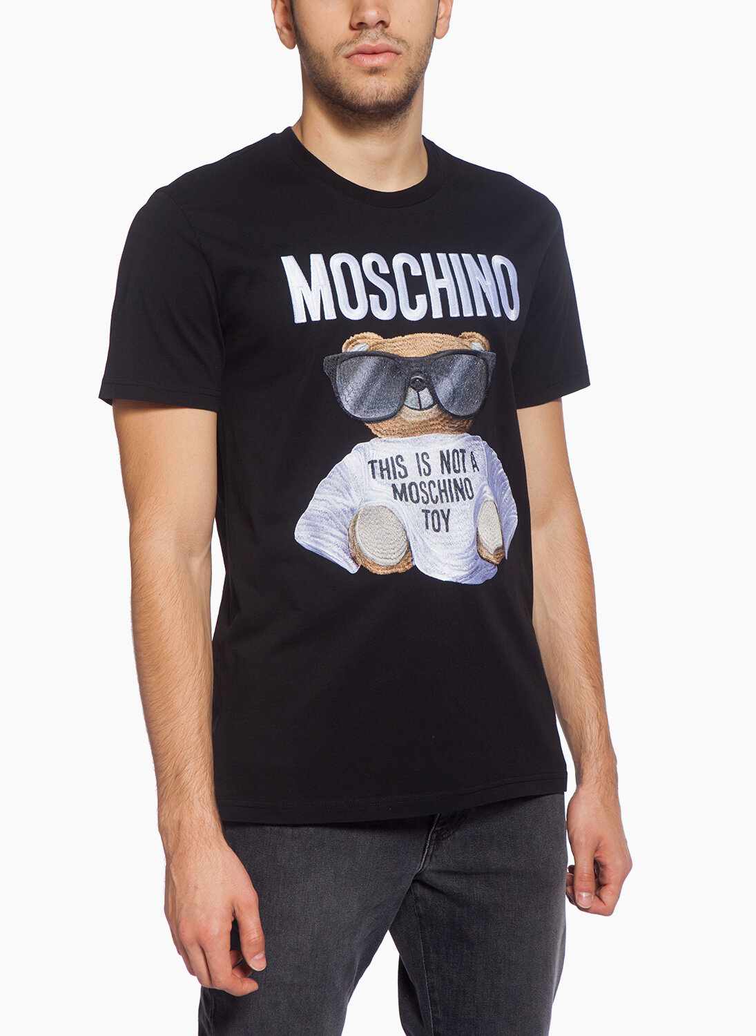 Тишърт  Moschino с Teddy bear принт