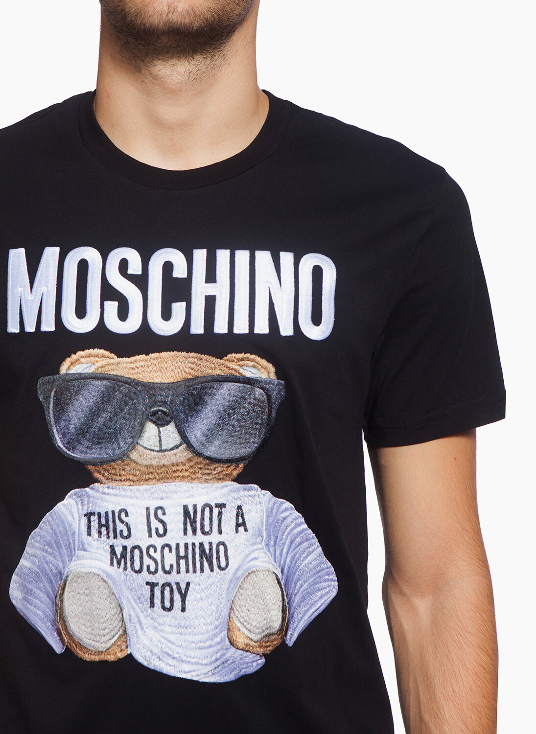Тишърт  Moschino с Teddy bear принт