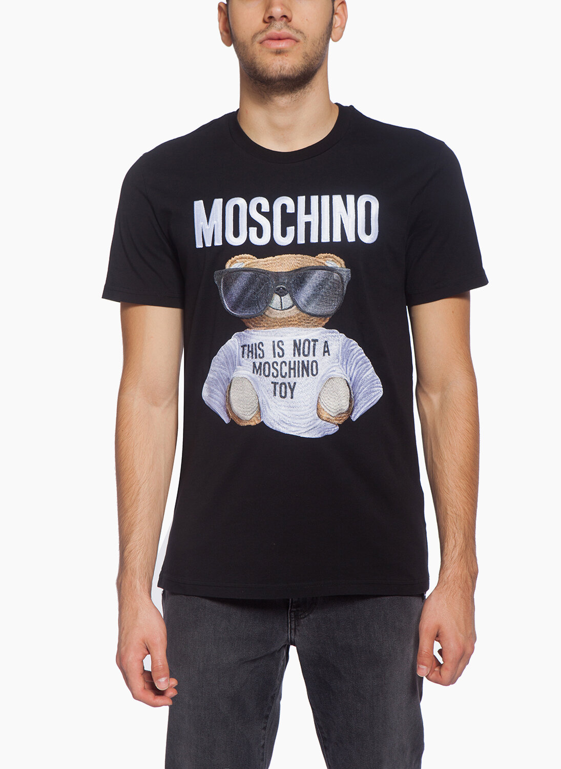 Тишърт  Moschino с Teddy bear принт