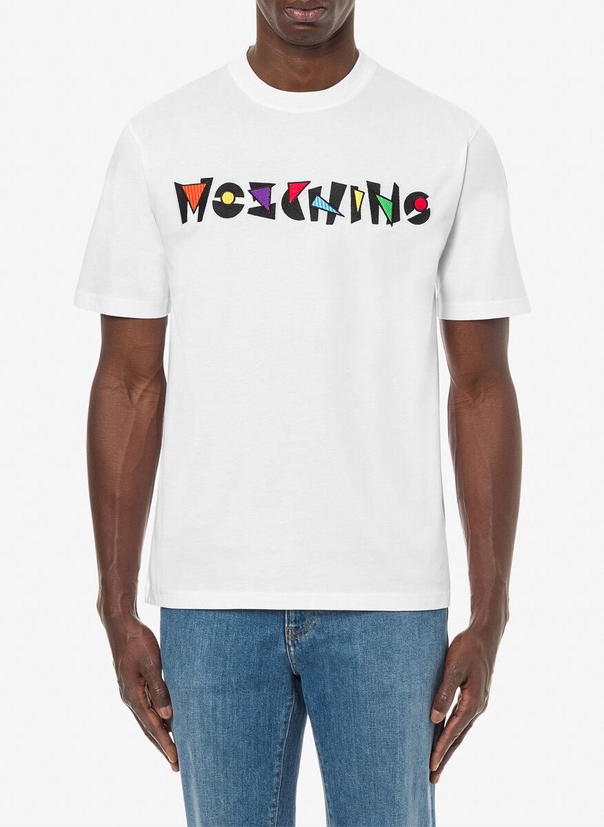 Тишърт с лого Moschino