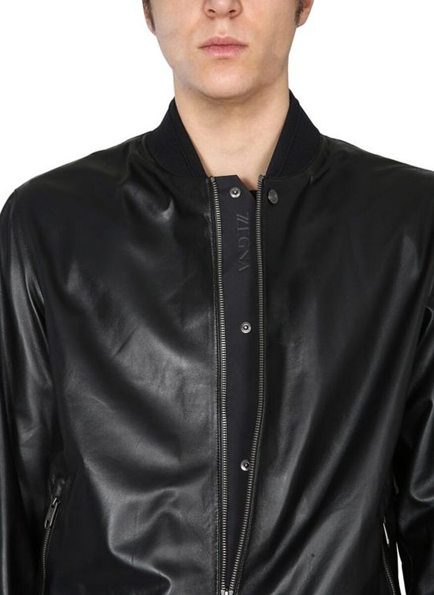 Яке от естествена кожа Ermenegildo Zegna