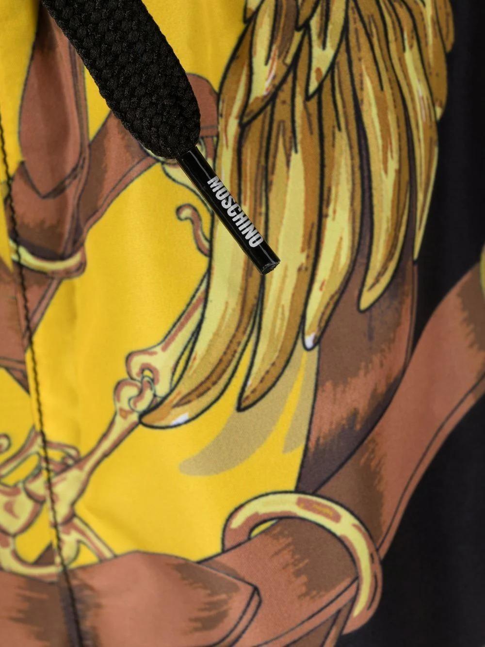 Бански Moschino с Teddy scarf принт