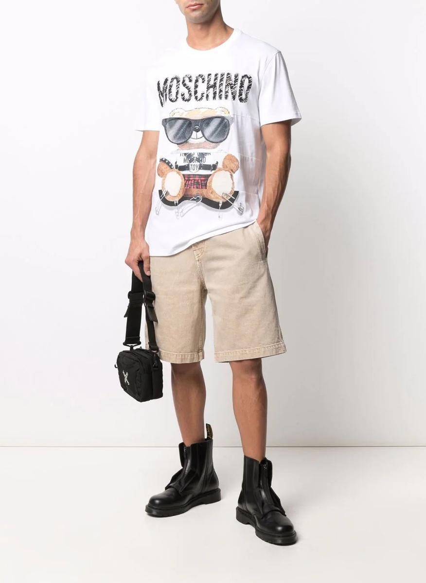 Тишърт  Moschino с Teddy bear принт