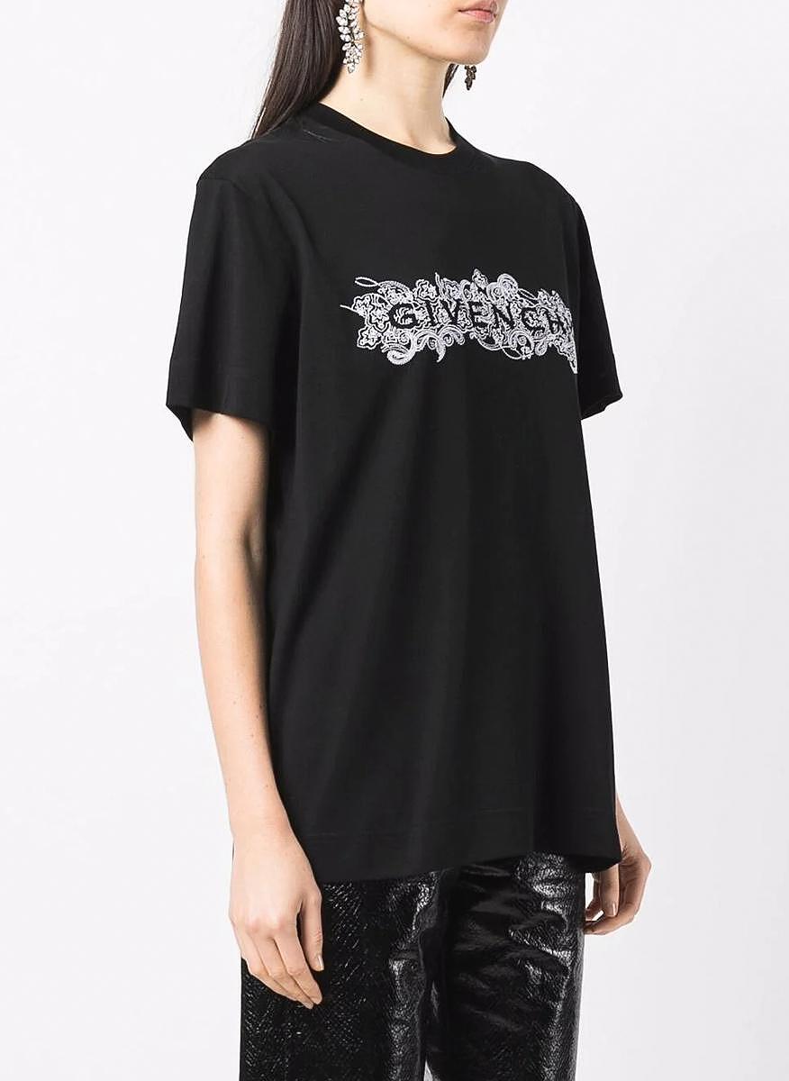 Тишърт с лого принт Givenchy