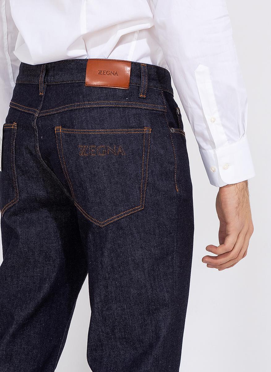 Деним от памук Z Zegna