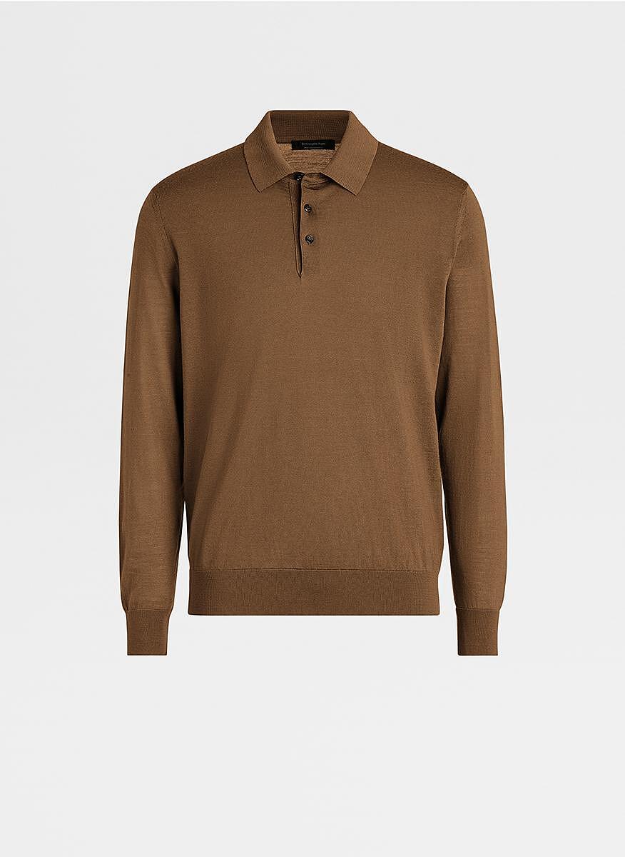 Полошърт от памук и коприна Ermenegildo Zegna