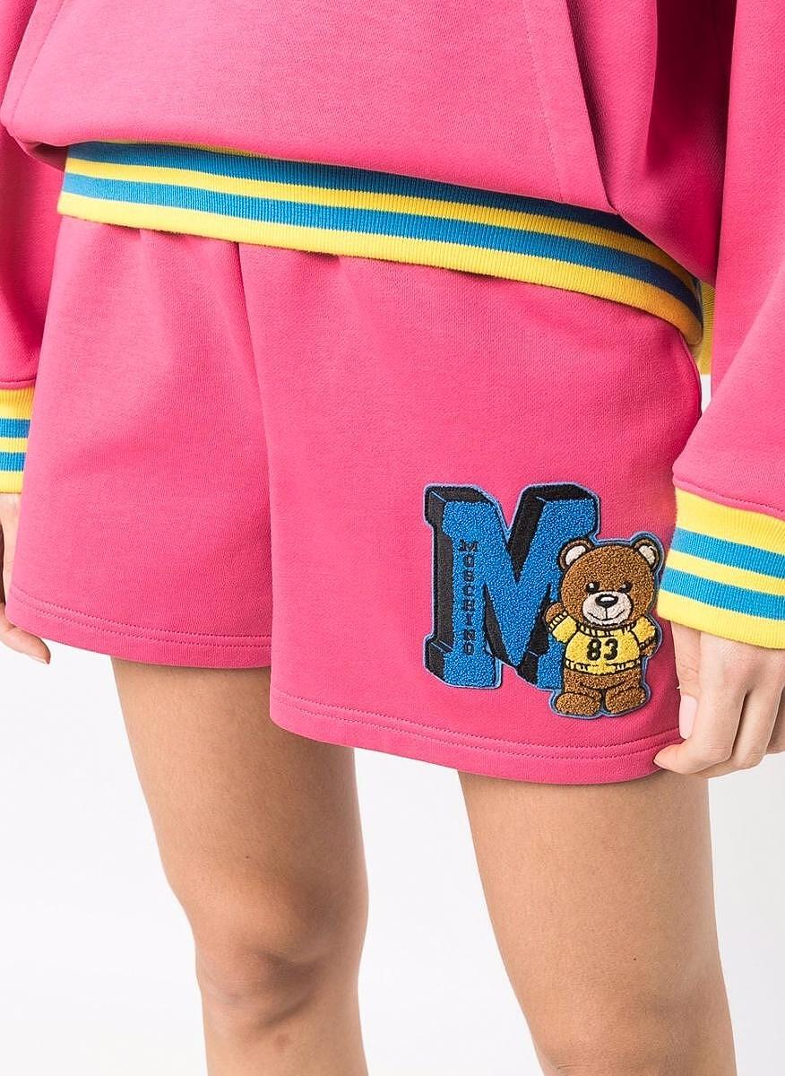 Къс панталон с 'Teddy' лого Moschino Couture