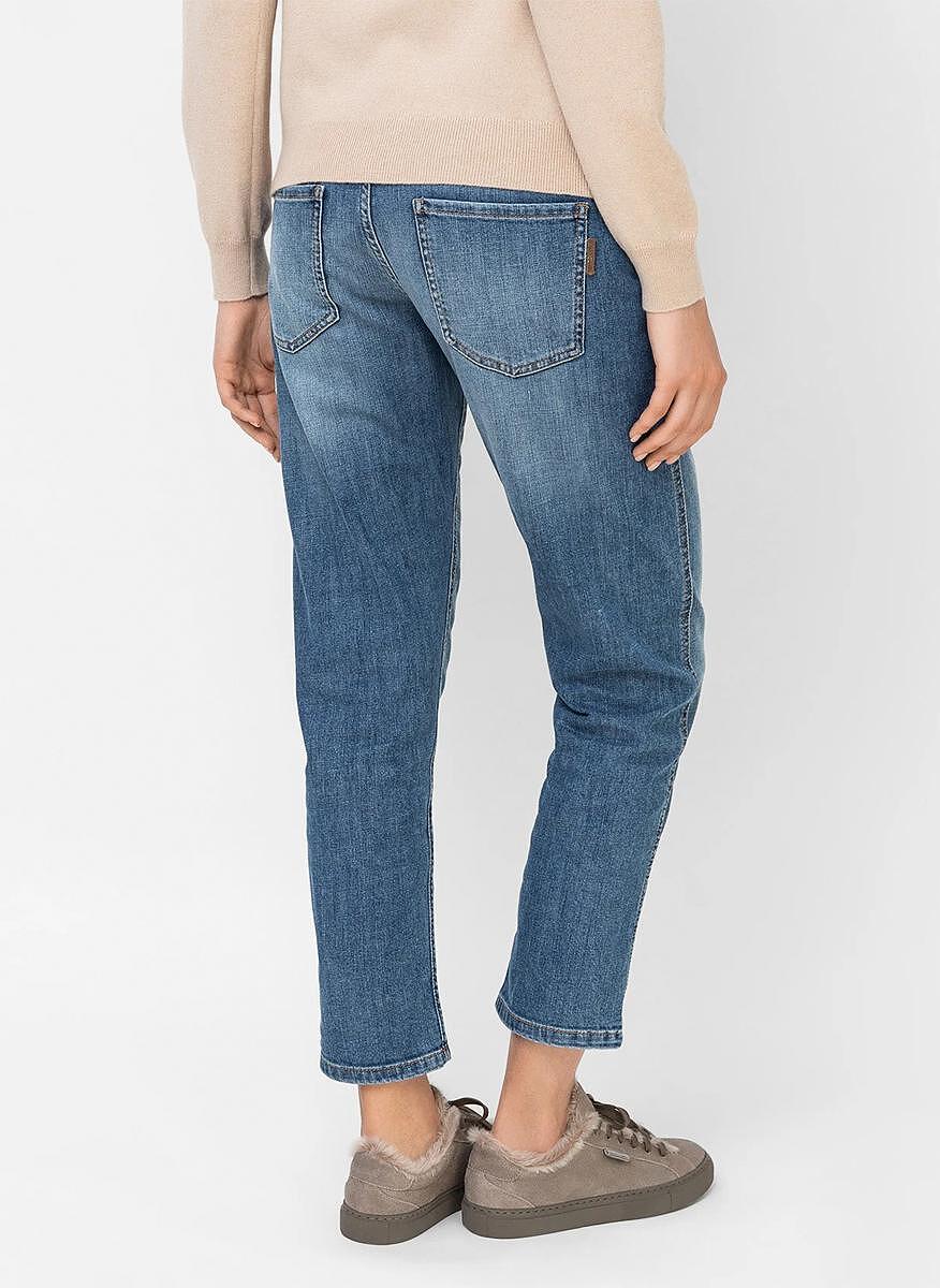Деним с износен ефект Brunello Cucinelli