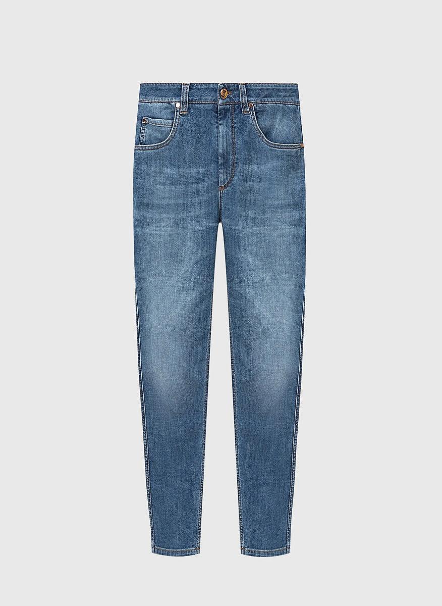 Деним с износен ефект Brunello Cucinelli