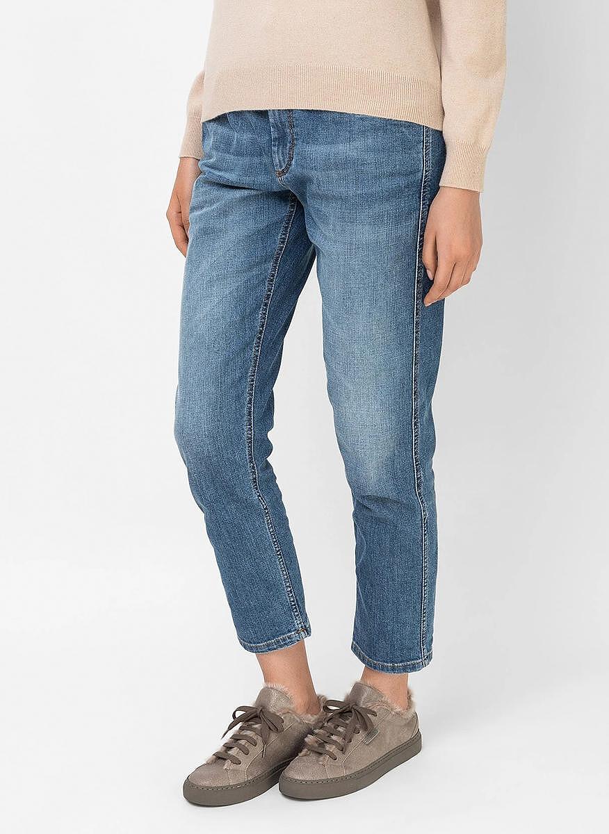 Деним с износен ефект Brunello Cucinelli
