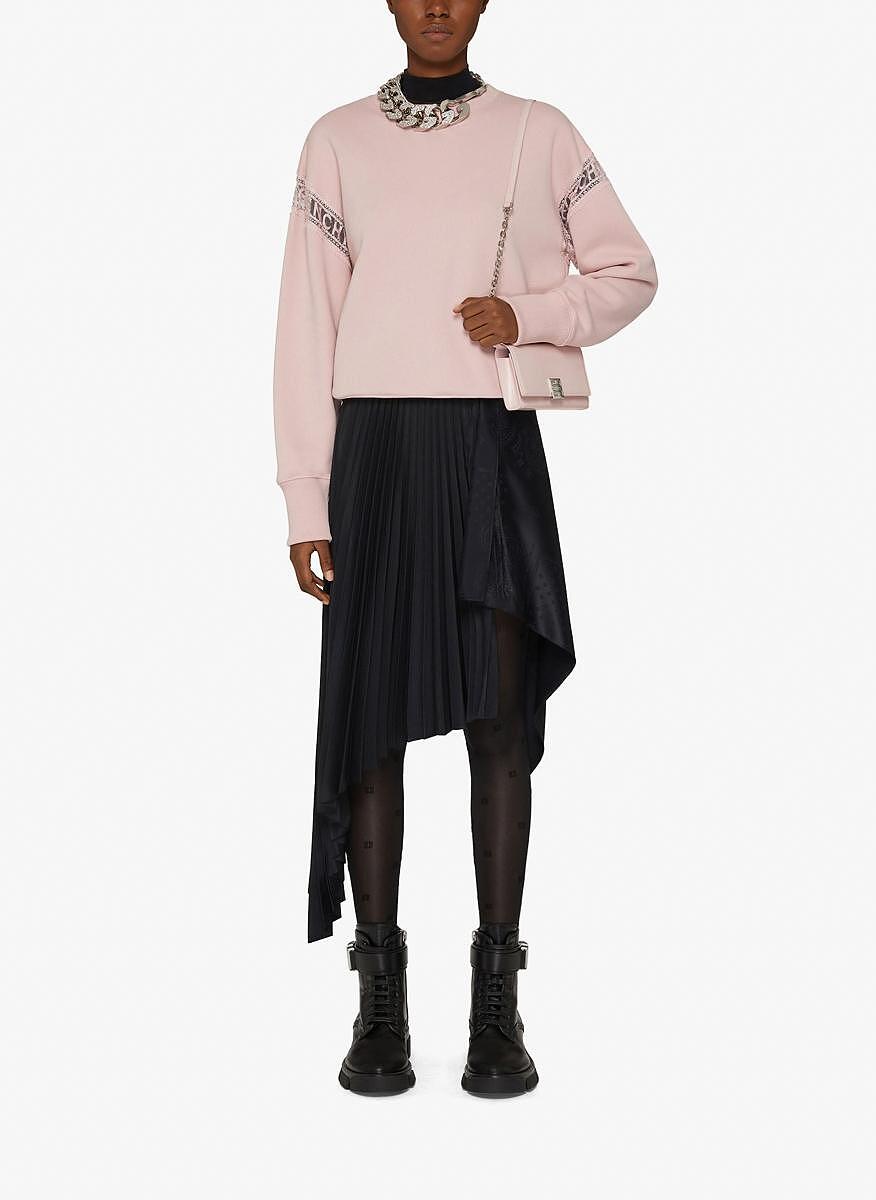 Суитшърт с дантела и лого Givenchy
