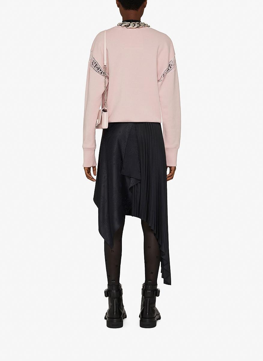 Суитшърт с дантела и лого Givenchy