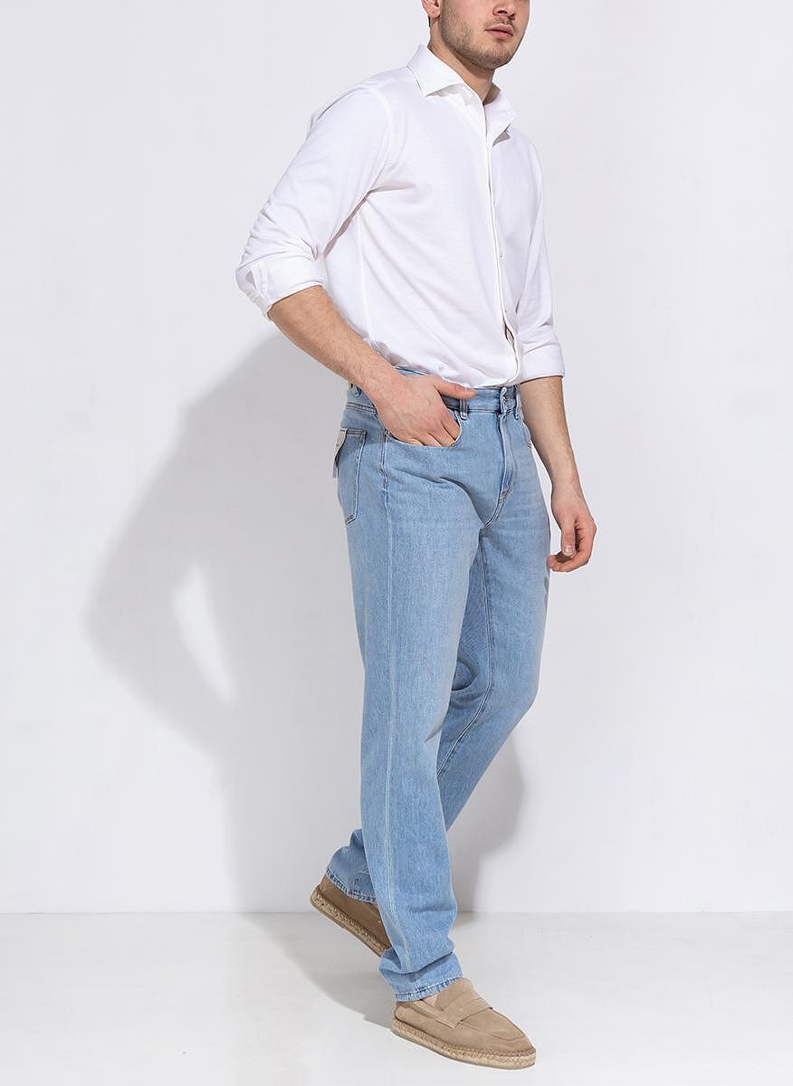 Деним с износен ефект Ermenegildo Zegna