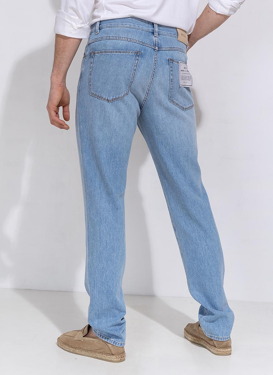 Деним с износен ефект Ermenegildo Zegna