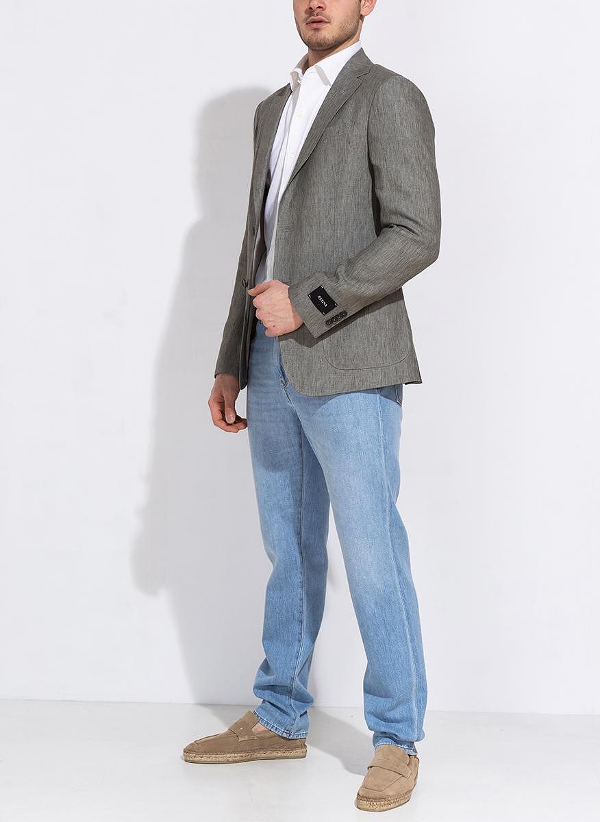 Сако от лен Ermenegildo Zegna