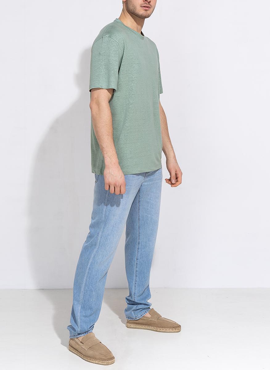 Тишърт от лен Ermenegildo Zegna