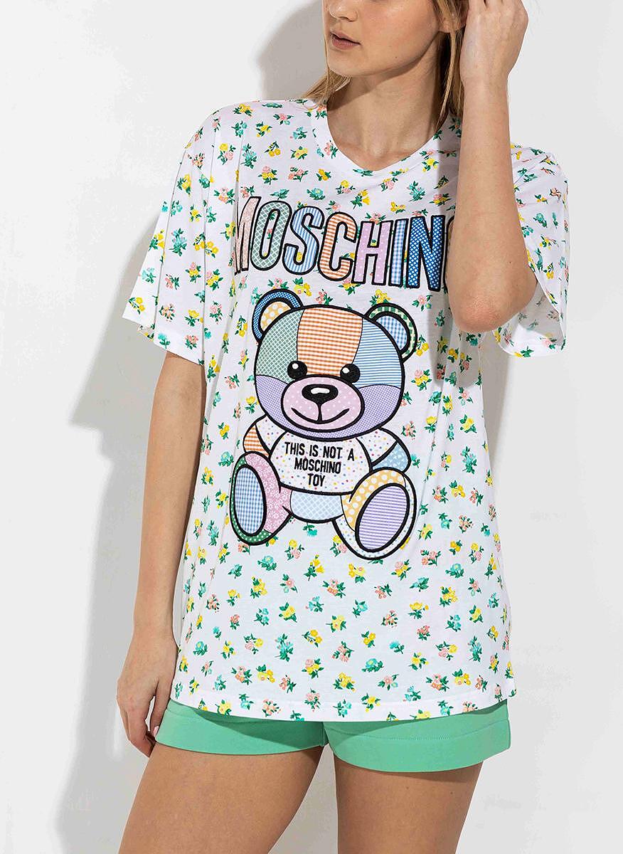 Тишърт с принт Moschino