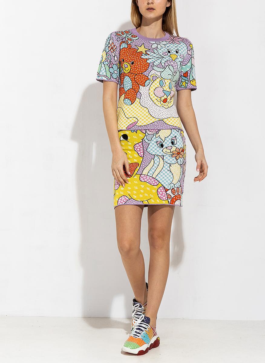 Пуловер с принт Moschino