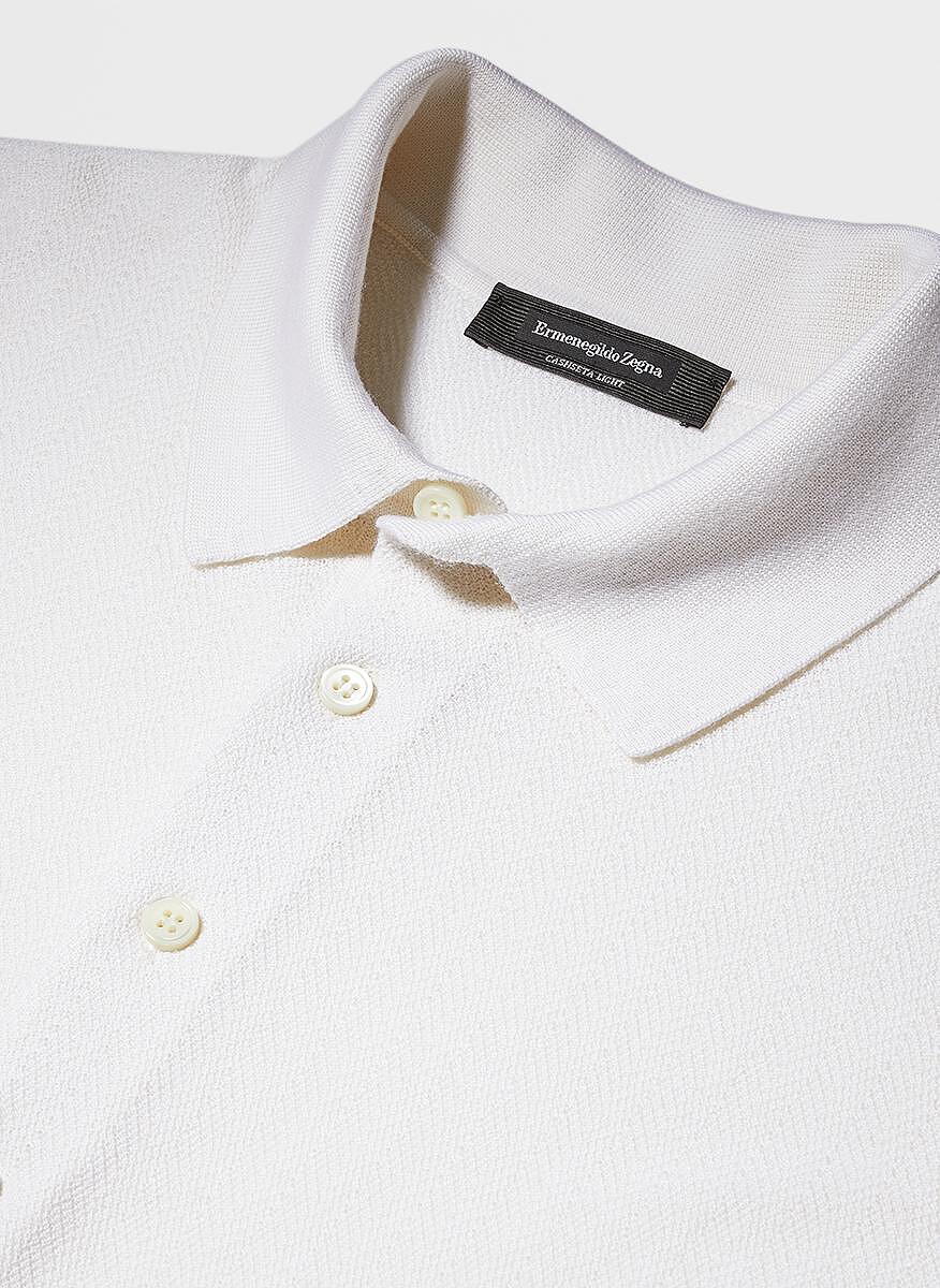 Полошърт от кашмир и коприна Ermenegildo Zegna