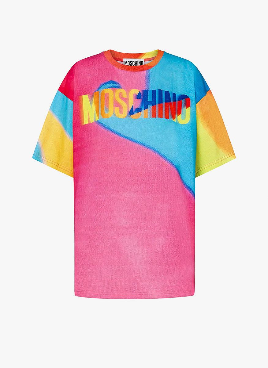 Тишърт с принт Moschino Couture