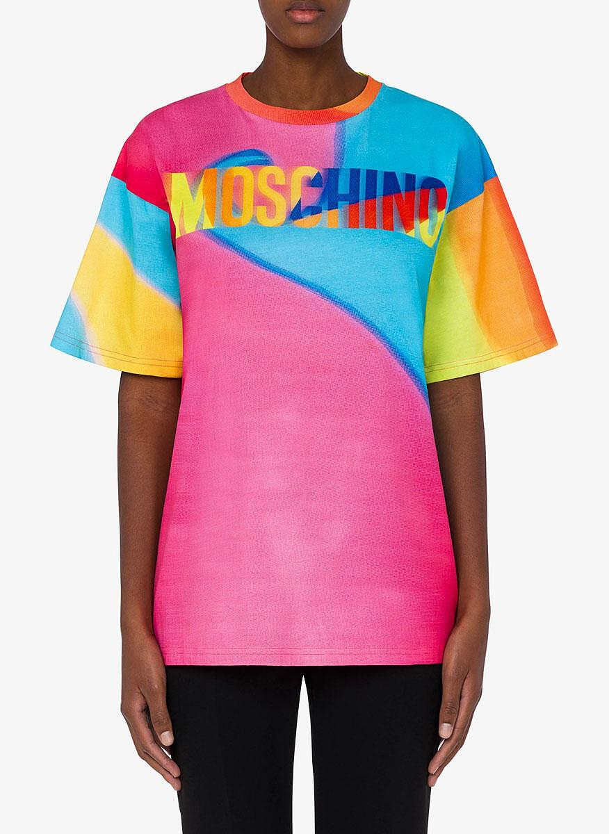 Тишърт с принт Moschino Couture