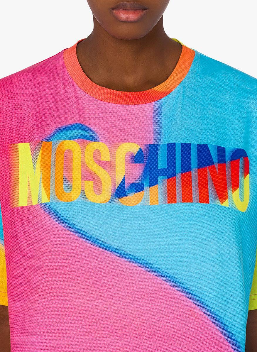 Тишърт с принт Moschino Couture