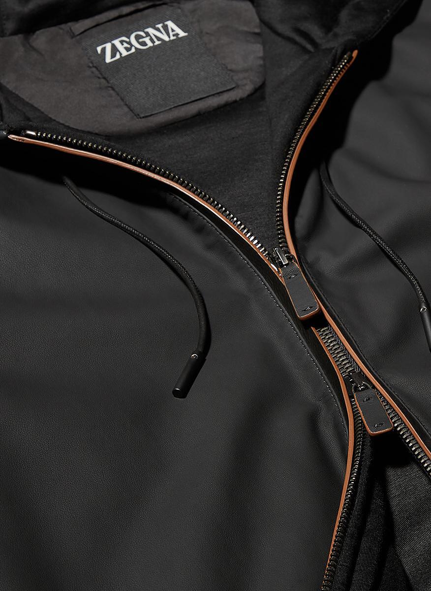 Яке от естествена кожа Zegna