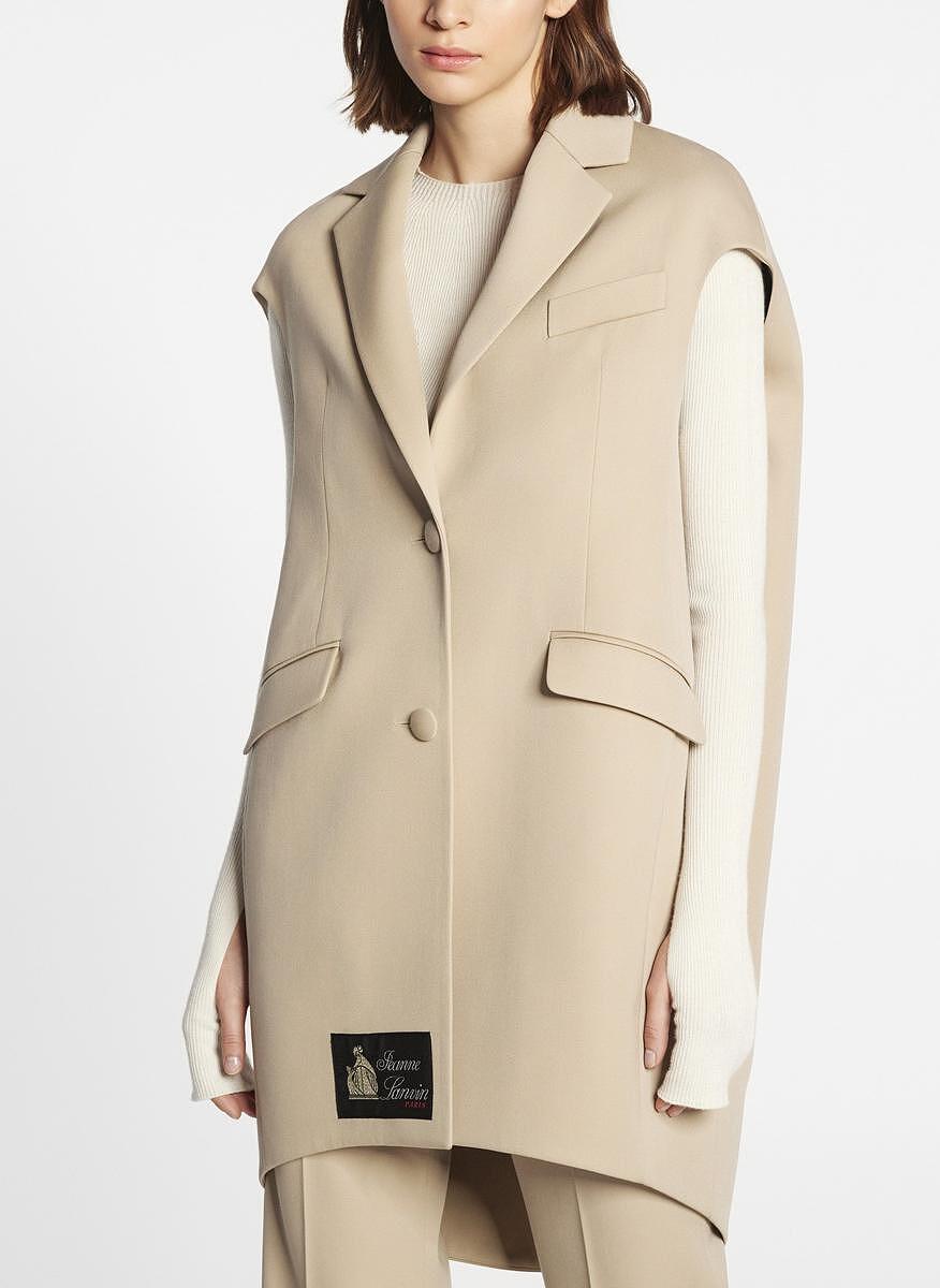 O'sized елек от вълна Lanvin
