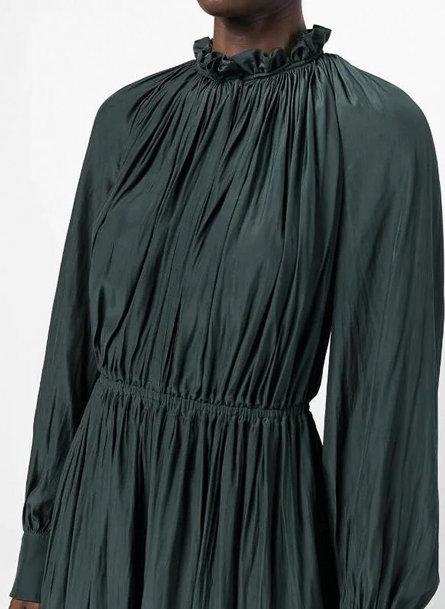 Гащеризон с плисиран дизайн charmeuse Lanvin