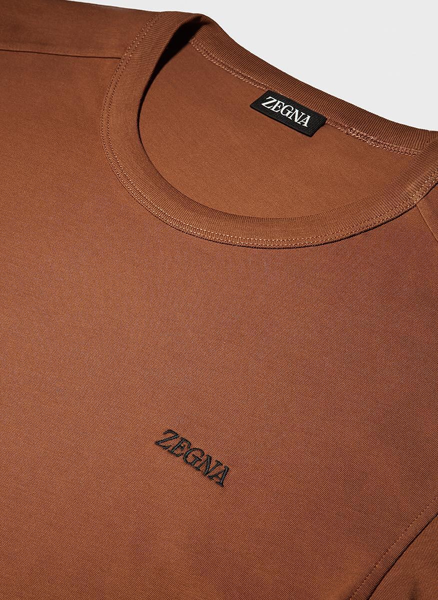 Тишърт с лого Zegna