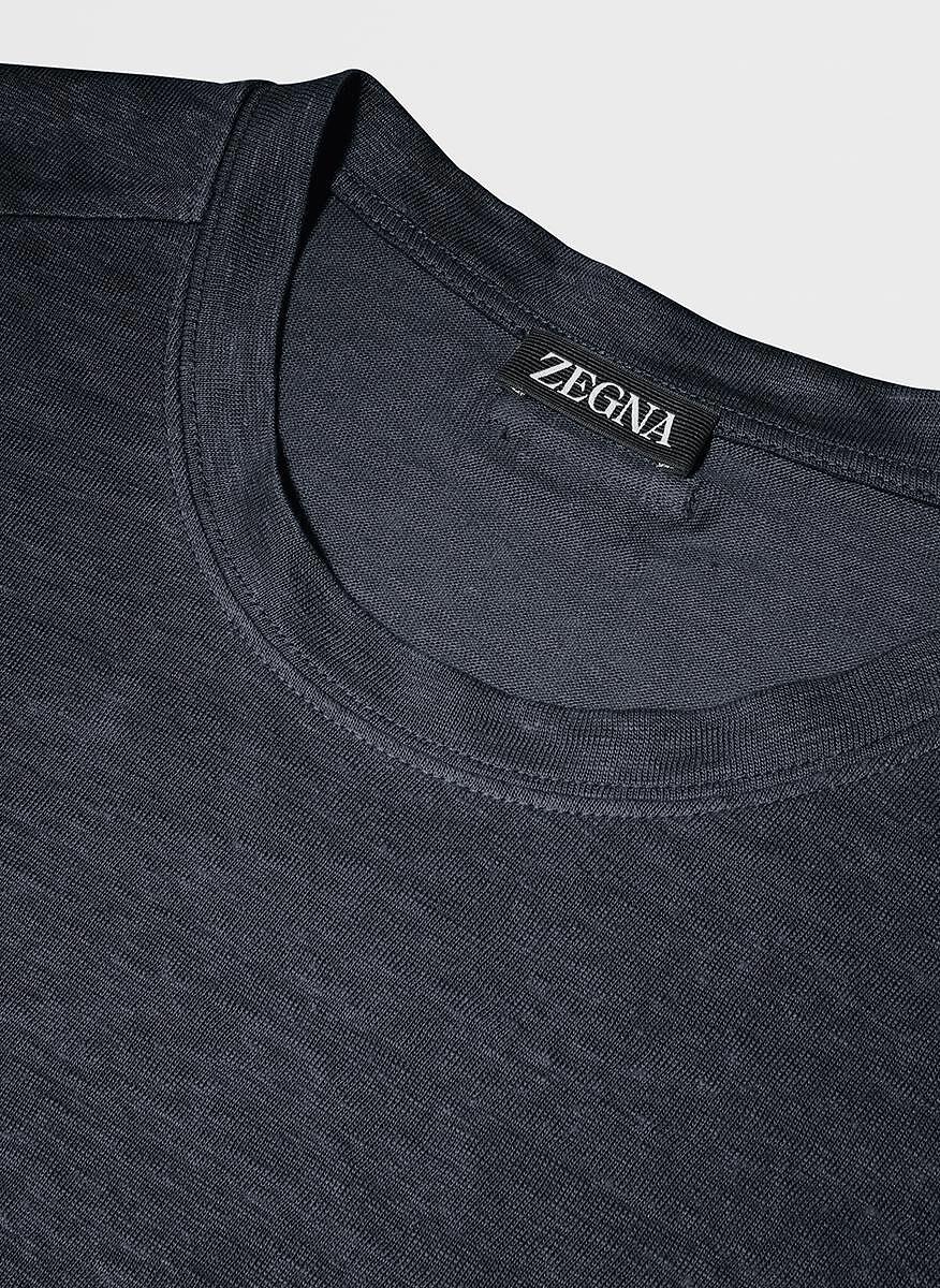Тишърт от 100% лен Zegna