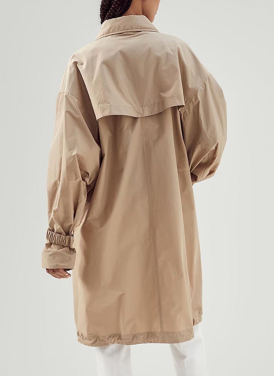 Тренчкот с водоустойчив ефект Brunello Cucinelli
