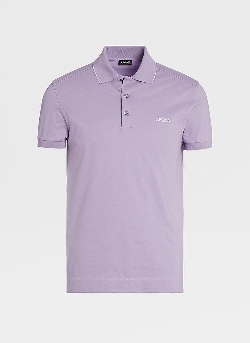 Полошърт с лого Zegna