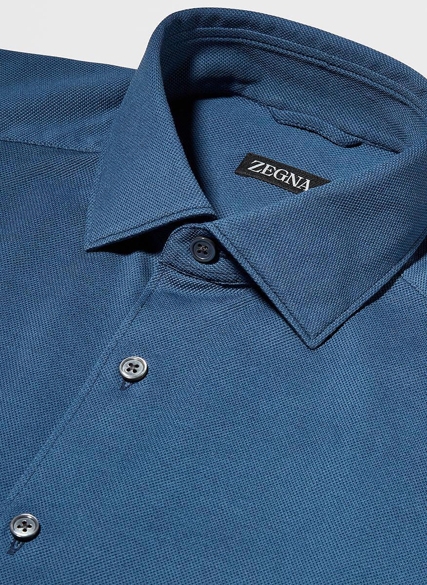 Риза от памук Zegna