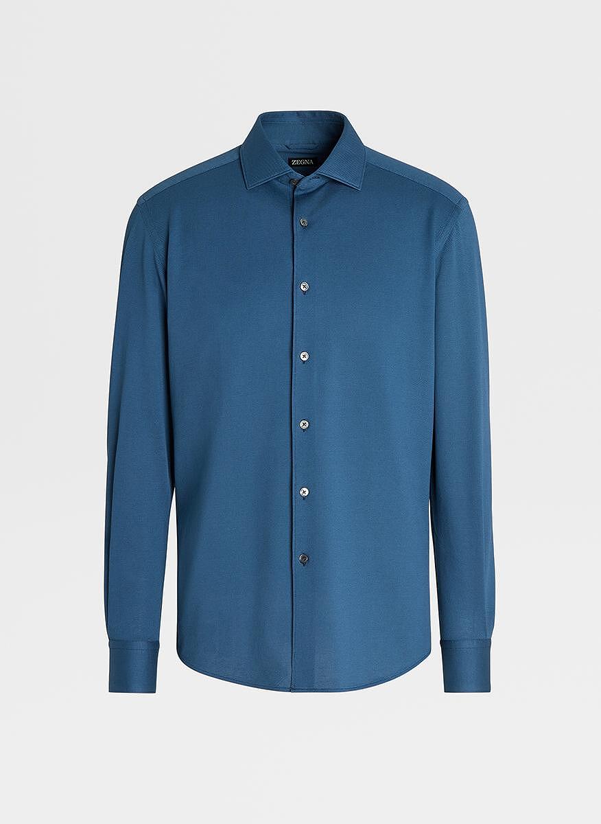 Риза от памук Zegna
