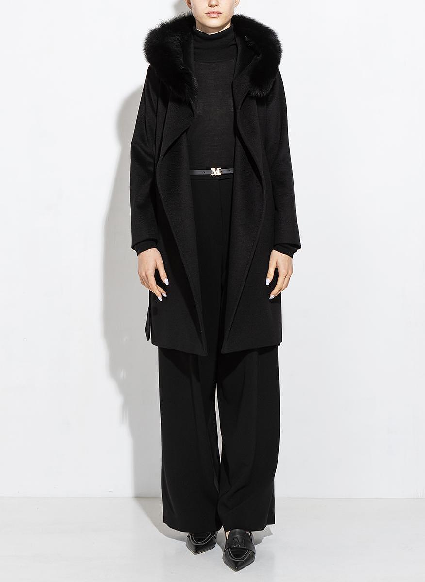 Палто от фина вълна Max Mara Studio Mango