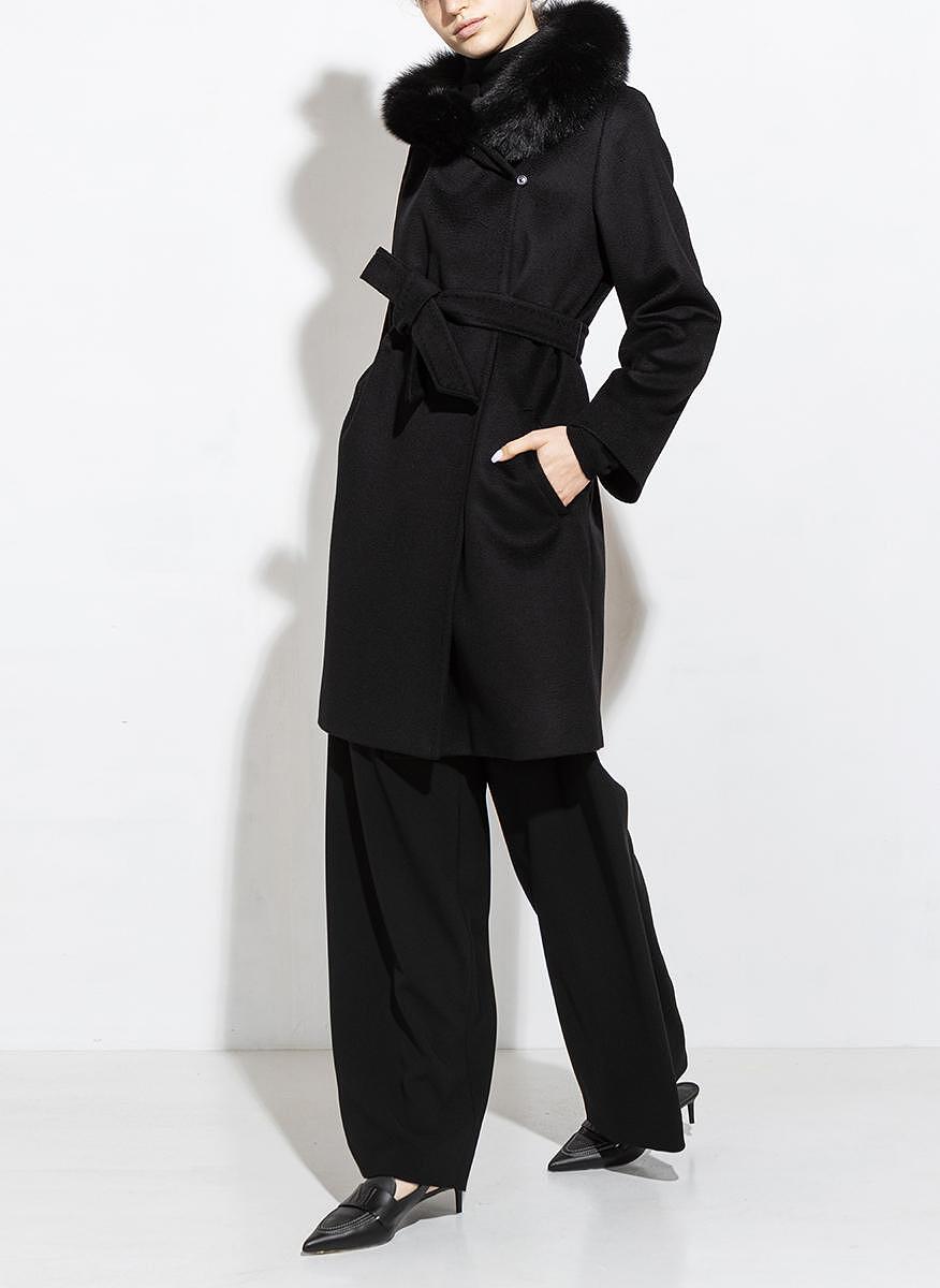 Палто от фина вълна Max Mara Studio Mango