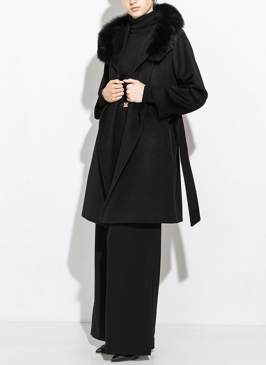 Палто от фина вълна Max Mara Studio Mango