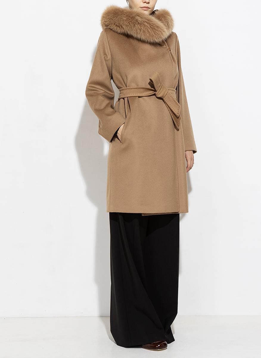 Палто от фина вълна Max Mara Studio Mango