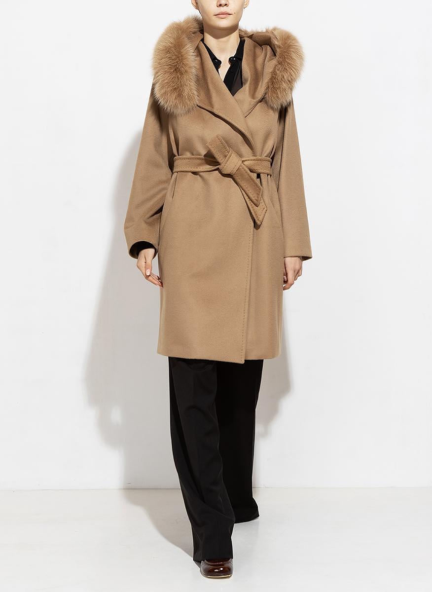 Палто от фина вълна Max Mara Studio Mango