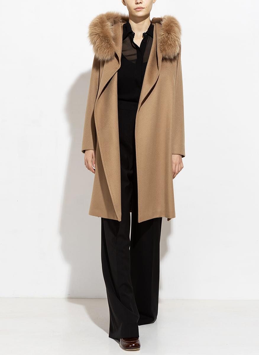 Палто от фина вълна Max Mara Studio Mango
