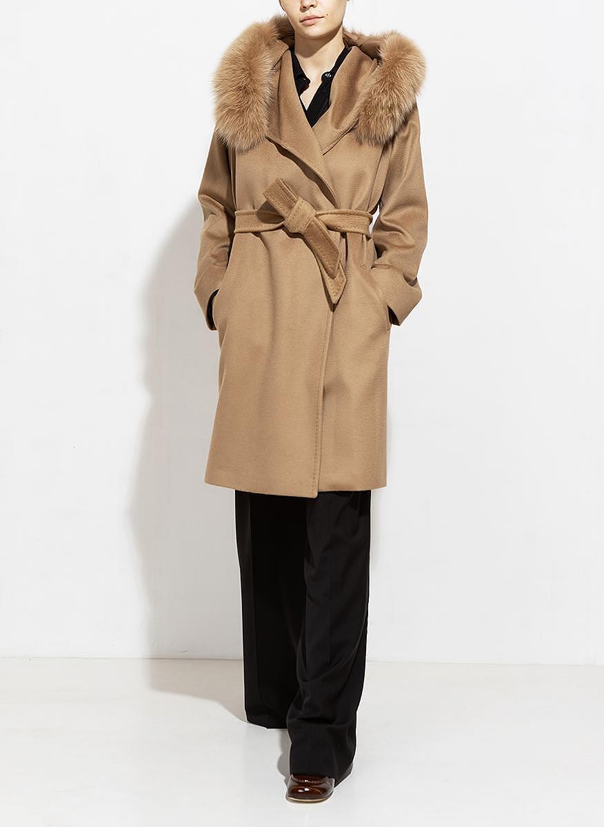 Палто от фина вълна Max Mara Studio Mango