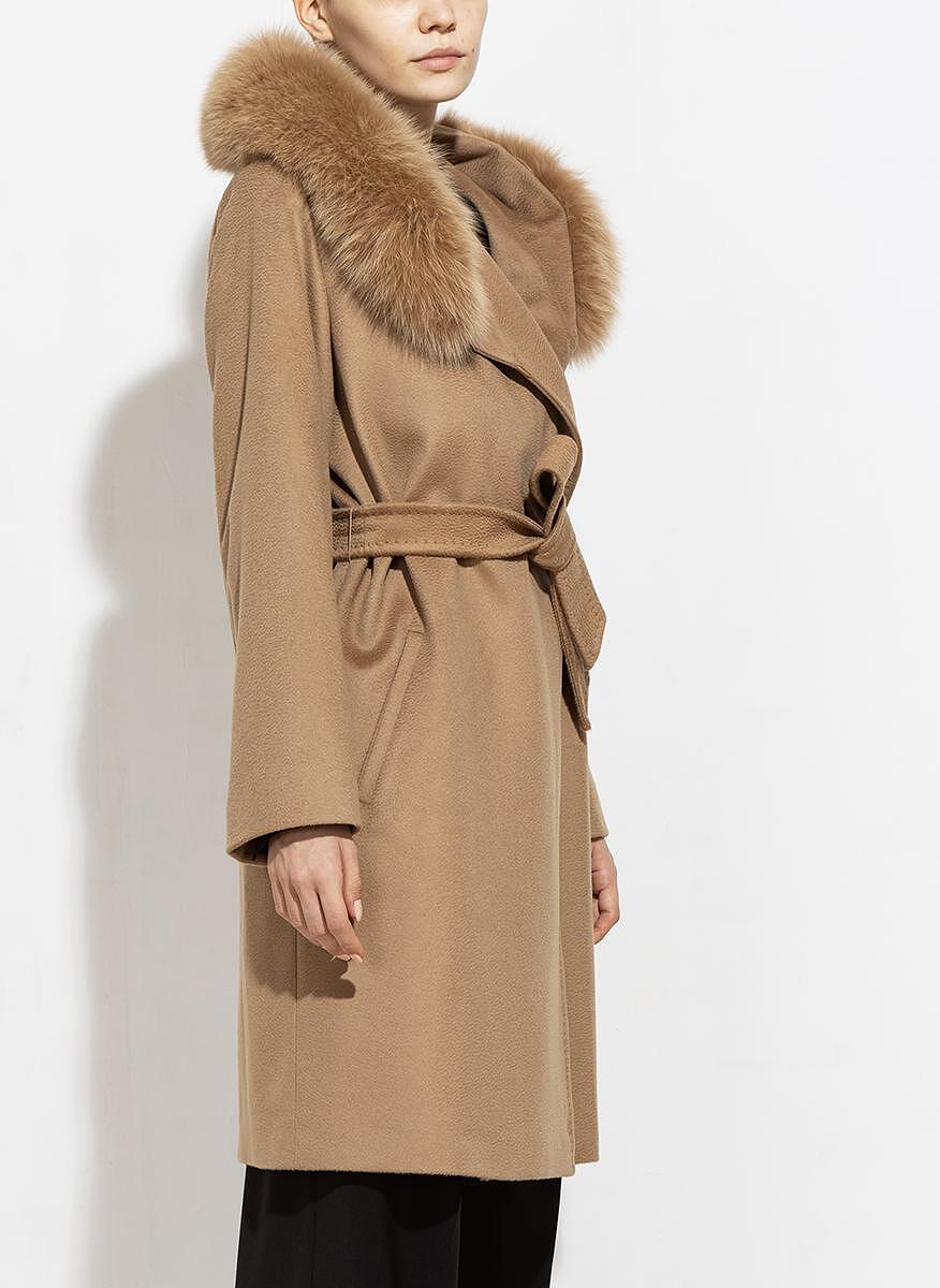 Палто от фина вълна Max Mara Studio Mango